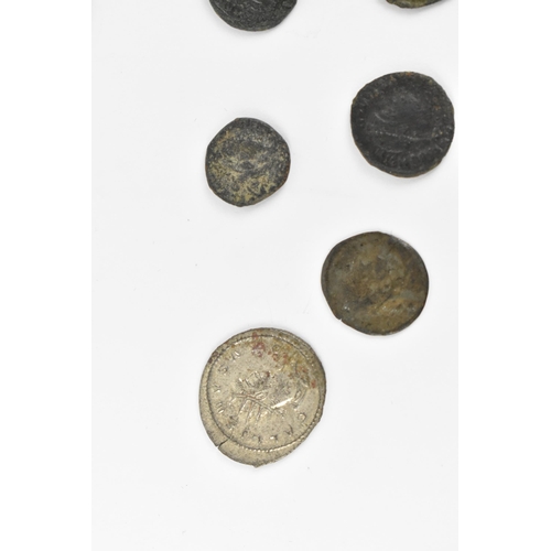 96 - Roman Empire - a collection of mixed Roman coins to include Caracalla (198-217) silver Denurius 'PM ... 