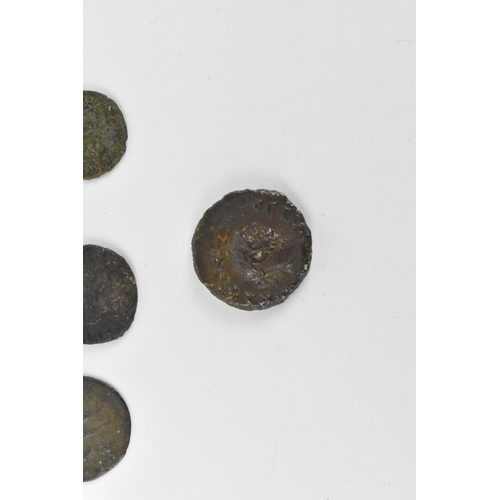 96 - Roman Empire - a collection of mixed Roman coins to include Caracalla (198-217) silver Denurius 'PM ... 