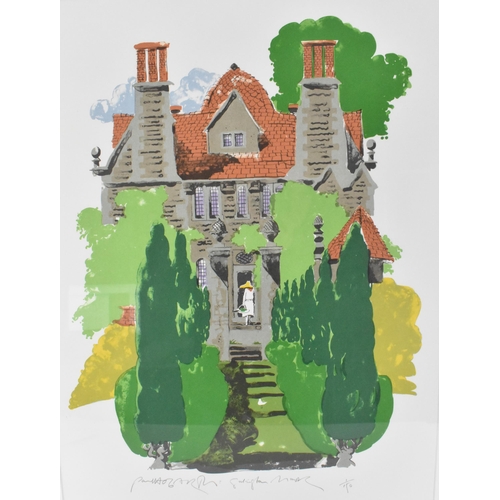 65 - Paul Hogarth (1917-2001) British 
'Garsington Manor', limited edition lithograph, no. 1 out of 150, ... 