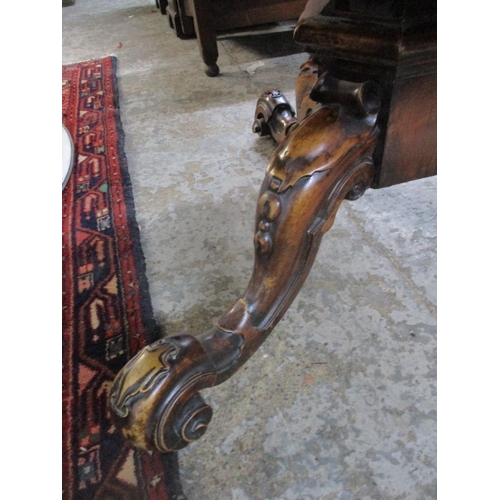 222 - A Victorian rosewood tripod breakfast table, moulded circular top, supported on hexagonal tapering c... 