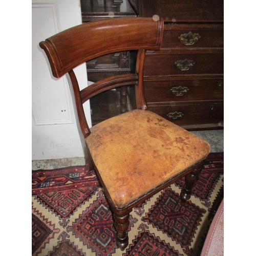 223 - Small furniture to include a pair of Victorian dining chairs, a pair of Edwardian chairs, two wine t... 