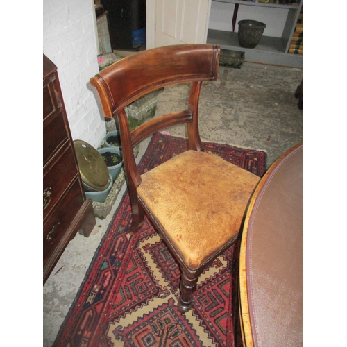 223 - Small furniture to include a pair of Victorian dining chairs, a pair of Edwardian chairs, two wine t... 