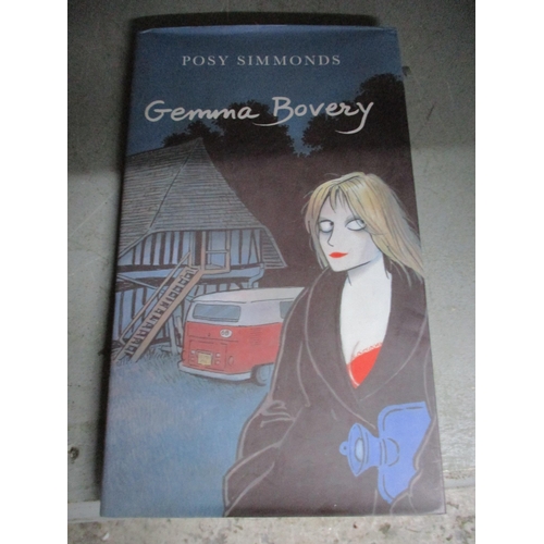 241 - A collection of books to include Posy Simmonds - Gemma Bovery 1st Edition signed by author with illu... 