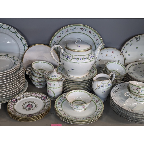 142 - A selection of Limoges tea and dinner ware to include L Bernardaud & Co, 'Artois' pattern and 'Poe' ... 