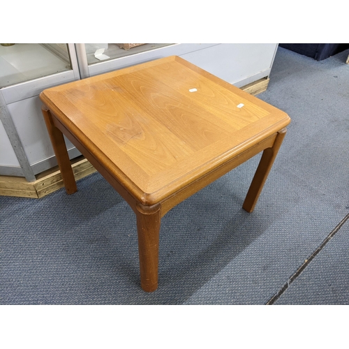 149 - A vintage teak square topped occasional table, 42cm h x 52cm w
Location:A3M