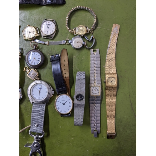 23 - Mixed watches to include a gents manual wind Sekonda, Accurist Automatic, Oris Star and others toget... 