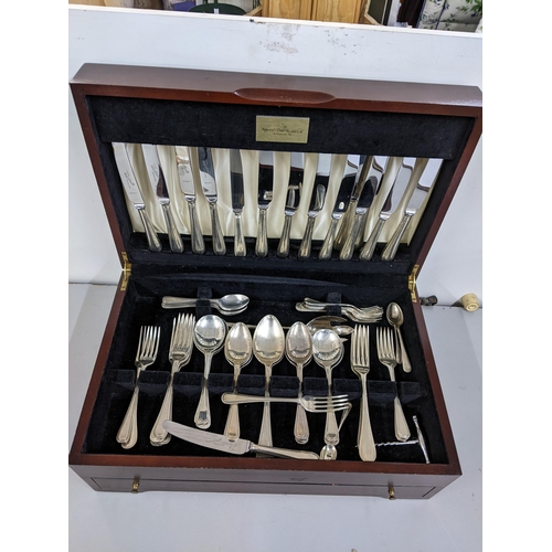 33 - A canteen of Roberts Dore silver plated cutlery and other cutlery
Location:R1.5
