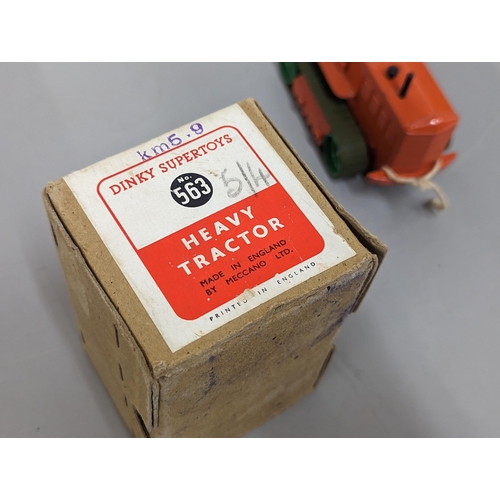 42 - Dinky Supertoys - No563 Heavy Tractor, with box A/F
Location: 7.1