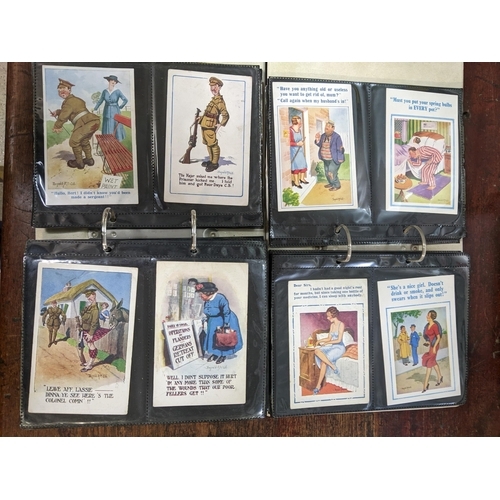 174 - Two vintage postcard albums containing humorous postcards
Location:R2.1