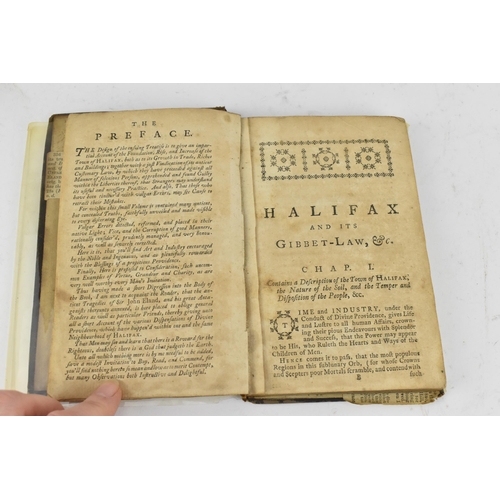 493 - Two antiquarian books- John Blentley-'Halifax, and its Gibbet-Law placed in a true Light', 18th cent... 