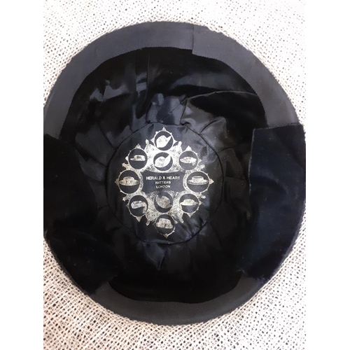 Two Herald & Heart Hatters bespoke hats; one black and tan  display picture 3