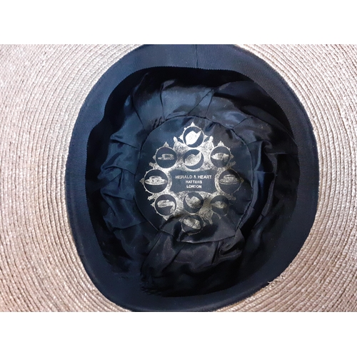 Two Herald & Heart Hatters bespoke hats; one black and tan  display picture 2