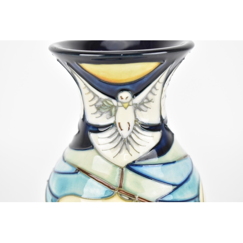 95 - A Moorcroft pottery vase designed by Rachel Bishop, in the 'Winds of Change' pattern, of baluster fo... 