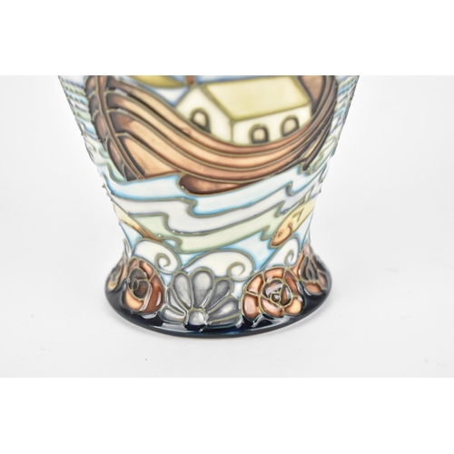 95 - A Moorcroft pottery vase designed by Rachel Bishop, in the 'Winds of Change' pattern, of baluster fo... 