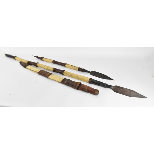 Williams Gallery West Collectibles - Swords, Spears, and other Weapons - 2  New Guinea Fishing Spears