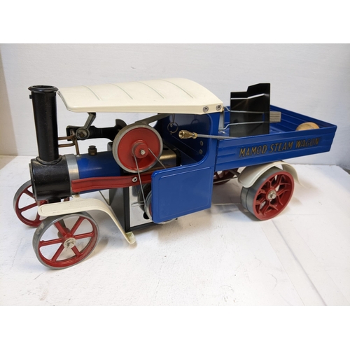 A Boxed Mamod SW1 Steam Wagon In Blue, White And Red Location:8.1 - Foto 9