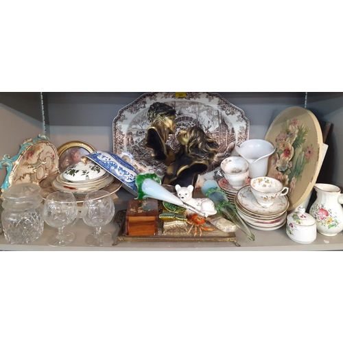 90 - Mixed 20th century household items to include a Williams-Sonoma Wedgewood turkey platter entitled Hi... 