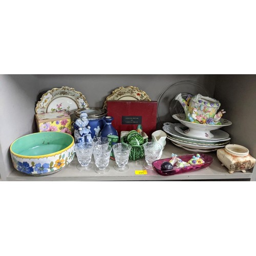 90 - Mixed 20th century household items to include a Williams-Sonoma Wedgewood turkey platter entitled Hi... 