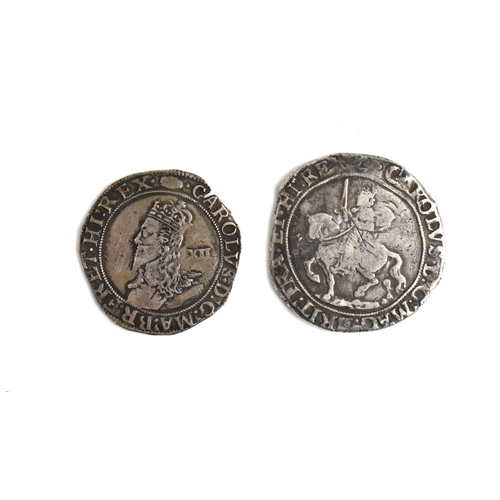 114 - Kingdom of England - Charles I (1625-1649), silver coinage to include a shilling, mm. ton (1636-1638... 