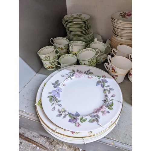 166 - Royal Worcester ceramics to include approx 63 piece Hop Mathon dinner, coffee and tea service, a 40 ... 