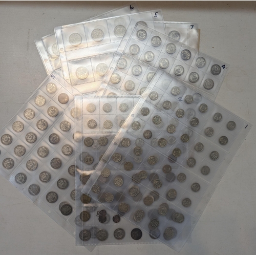 19 - A quantity of early to mid 20th century British silver and other coinage to include half-Crowns, flo... 