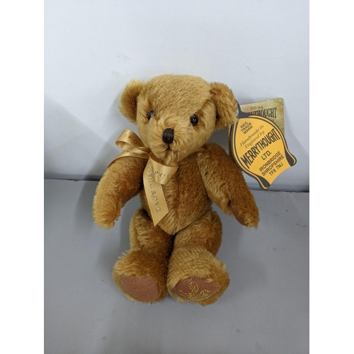 313 - A Steiff musical bear together with a boxed Highgrove bear by Merrythought
Location: 1.4