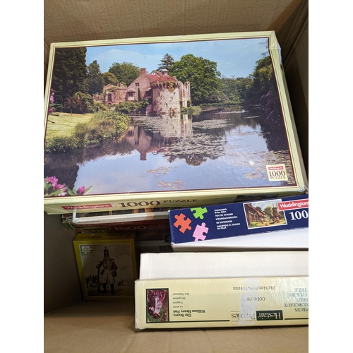 334 - A quantity of jigsaw puzzles A/F, to include Woddingtons examples and others
Location: SL