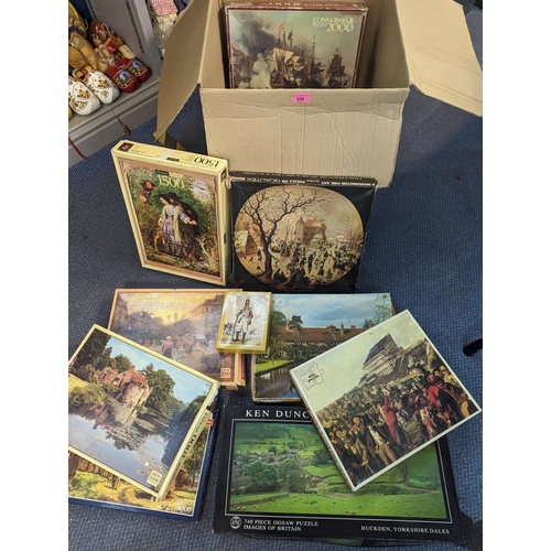 334 - A quantity of jigsaw puzzles A/F, to include Woddingtons examples and others
Location: SL