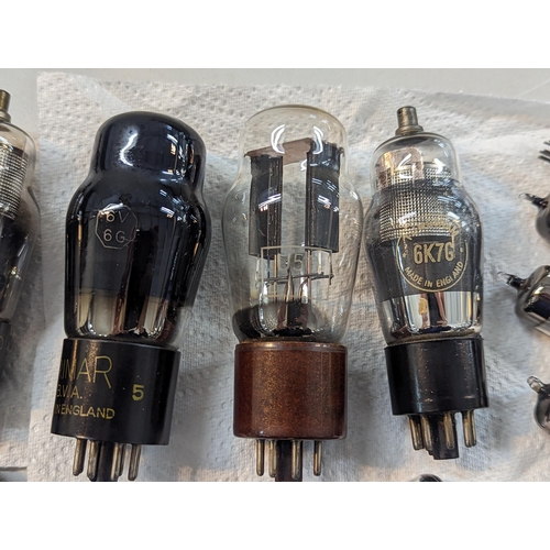 404 - A collection of various radio valves to include 6k examples and others
Location: A4F