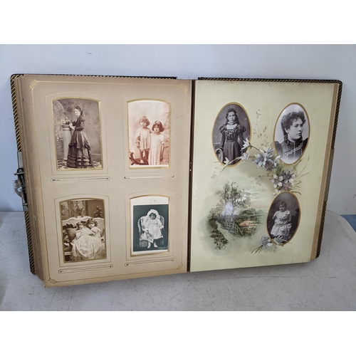 465 - An Edwardian photograph album together with a 'Humors of History' book A/F
Location: 1.2