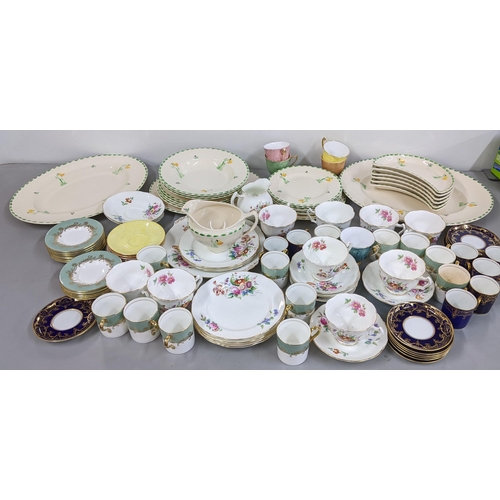 506 - Decorative ceramics to include Coalport June Time coffee set, various teaware, and a hand painted pa... 