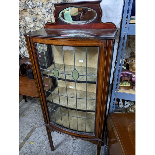 379 - An Edwardian inlaid mahogany Pembroke table of small proportions, rectangular top with moulded edge,... 