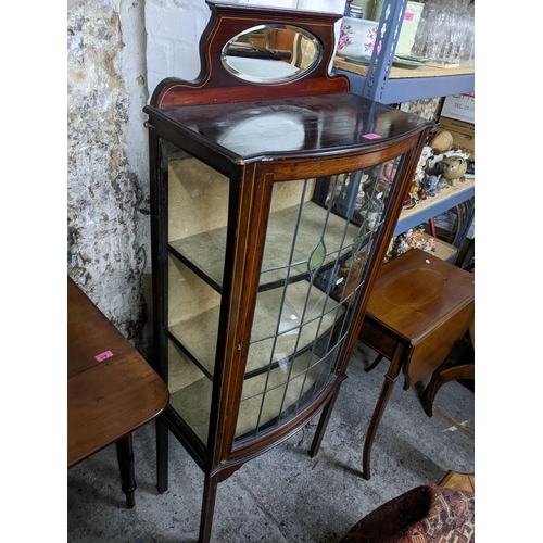 379 - An Edwardian inlaid mahogany Pembroke table of small proportions, rectangular top with moulded edge,... 