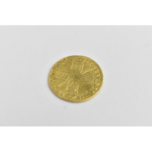 120 - Kingdom of England - James II (1685-1688) Guinea, dated 1687, second laureate bust, King James II, l... 