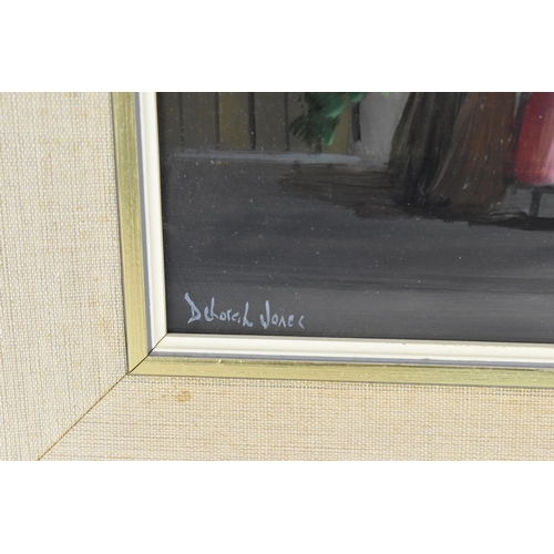 237 - Deborah Jones (1921-2012) British
'JG Capstick', depicting an antique shop entrance on a street, sig... 