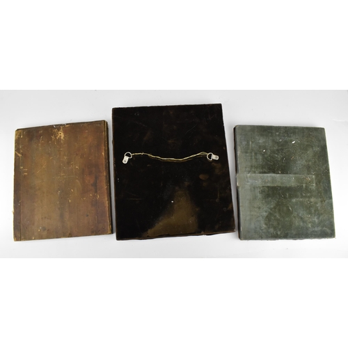 239 - A Russian silver plated copper icon of the Crucifixion of Christ, entirely cast relief of thin sheet... 