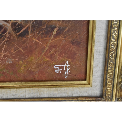 254 - Frank Jason (XX) British
 'The pointer', depicting a hunting dog in an autumnal forest, signed lower... 