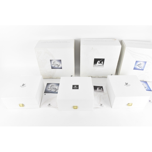 257 - A set of three Swarovski CSC 'Fabulous Creatures' crystal figures, comprising the 'Unicorn' 1996, 'P... 