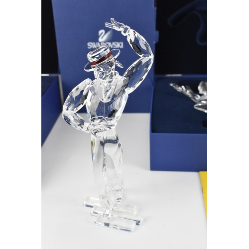 258 - Three Swarovski CSC dancer figures, designed by Anton Hirzinger, comprising Magic of Dance 2002 'Isa... 