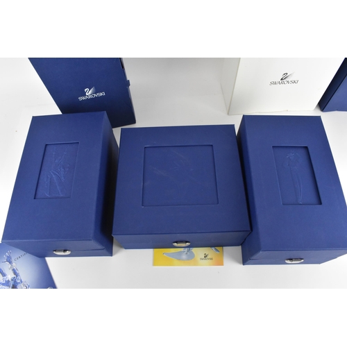 258 - Three Swarovski CSC dancer figures, designed by Anton Hirzinger, comprising Magic of Dance 2002 'Isa... 