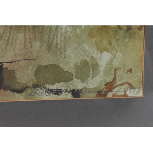 260 - Richard Devereux (b.1940) British
 St Ives countryside scene, watercolour on paper, signed lower rig... 