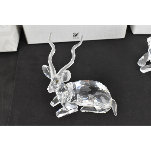 262 - Three Swarovoski CSC annual African animals, from the 'African Inspiration' series, comprising the '... 