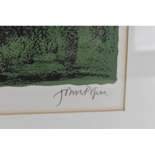 263 - John Piper (1903-1992) British
Seaton', limited edition lithograph, signed and numbered 7/75 in penc... 