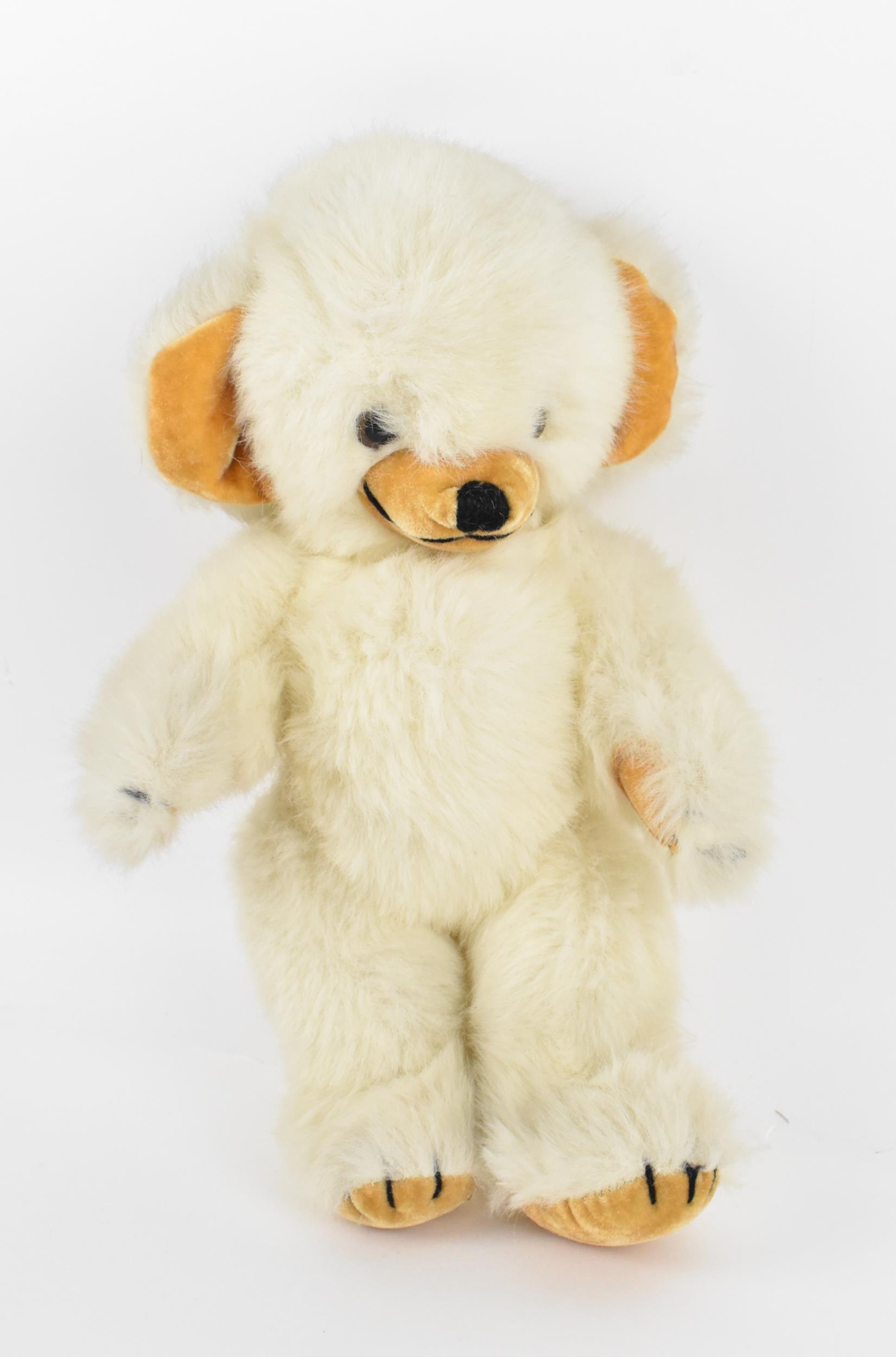 A vintage Merrythought 'Cheeky' teddy bear, post 1960s, in white