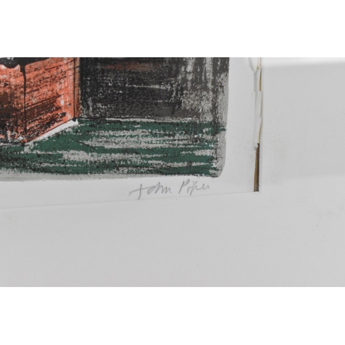 236 - John Piper (1903-1992) British
Oxburgh Hall, signed in pencil to margin bottom right, lithograph, wi... 