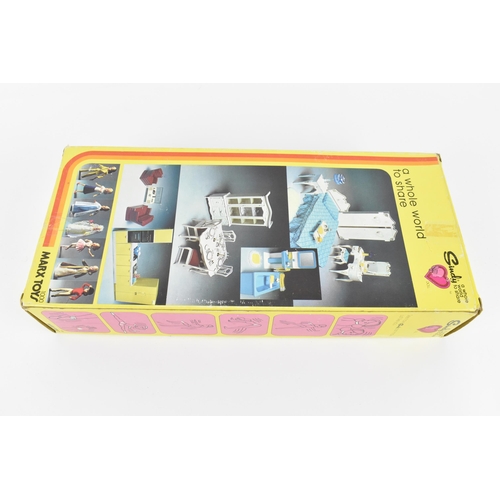 269 - A vintage Sindy's friend Gayle doll by Marx Toys, circa 1978, in original box with posing stand, the... 