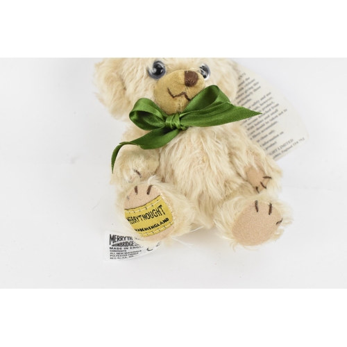 274 - A small collection of children's soft toys to include a Chiltern bear, with blonde mohair, stitched ... 