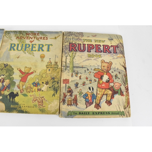 274 - A small collection of children's soft toys to include a Chiltern bear, with blonde mohair, stitched ... 