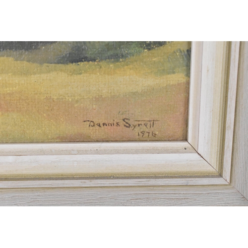 276 - Dennis Syrett (b. 1934) British
'Road into Forna, Valencia', oil on board, signed and dated 1976 low... 