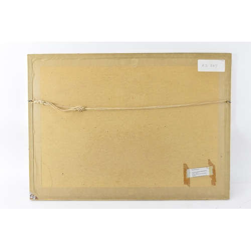 281 - British School, 19th century
depicting a seascape, watercolour on paper, signed with initials and da... 